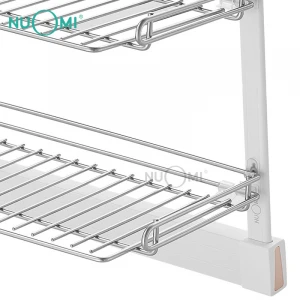 Nuomi Martha Series High-Capacity Side Mounted Wire Clothes Shelf For Wardrobe