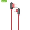 Nylon Braided Fast Charger Right Angle 90 Degree Micro USB Cable