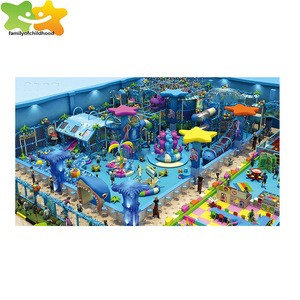 Ocean amusement indoor playground area maze for sale