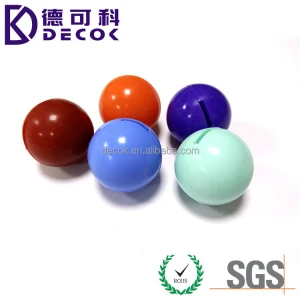 OEM Customized Color 16mm 20mm 25mm 30mm 40mm Solid Silicone Rubber Ball