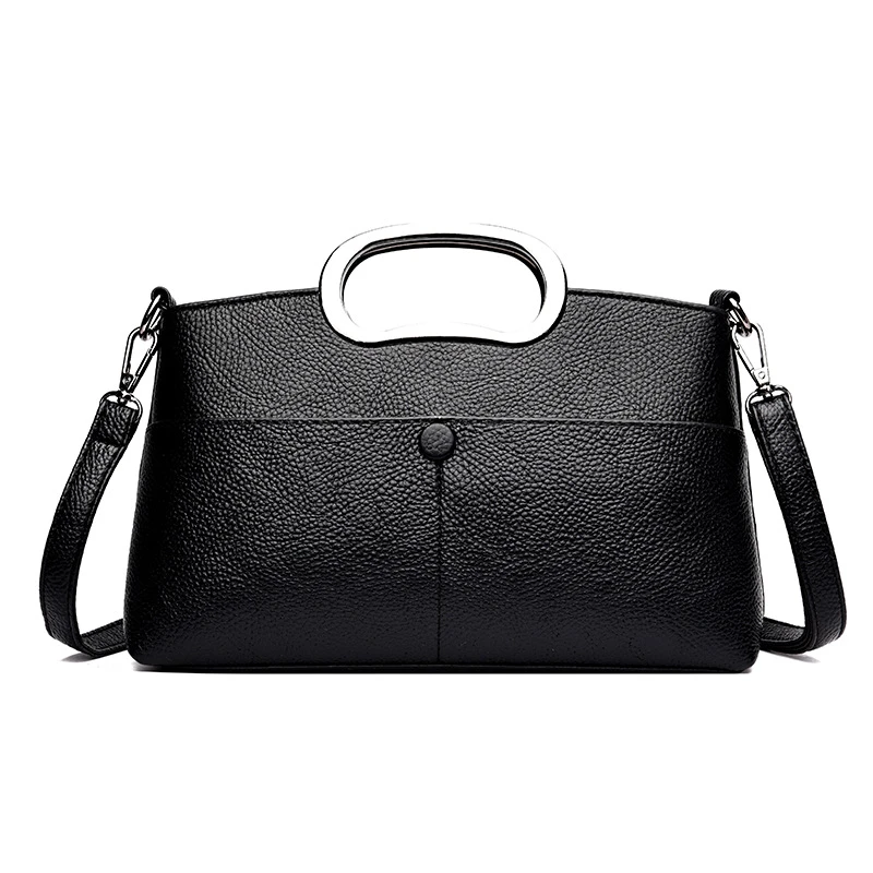 OEM Factory drop shipping fashion mature lady bags women leather shoulder handbag