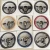 Import OEM ODM Custom Interior Carbon Fiber Steering Wheel Covered In Black Leather For Range Rover Landrover Defender from China