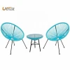 On sales modern style garden dining table and rattan chairs dining set rattan outdoor table and chair set rattan balcony