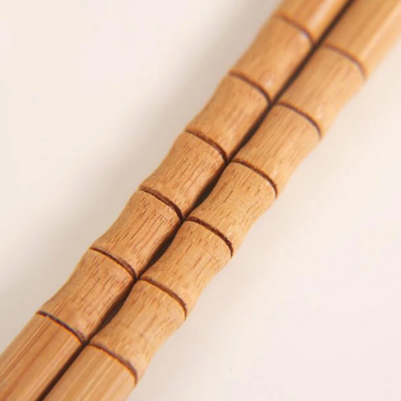 Organic Sustainable  Reusable Bamboo Chopsticks for Home Use