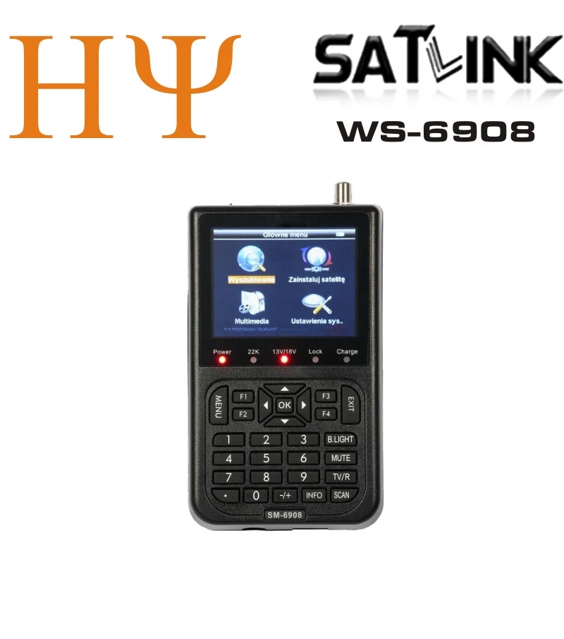 Original Satlink WS-6908 DIGITAL SATELLITE METER 6908 satlink finder ws6908