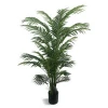 Ornamental wholesale artificial potted plants artificial palm tree leaves