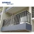 Out door aluminium hand railing/ deck balustrade/ glass railing system design for balcony and stairs