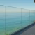 Import outdoor balcony aluminum u channel glass railing system glass balustrade tempered glass railing from China