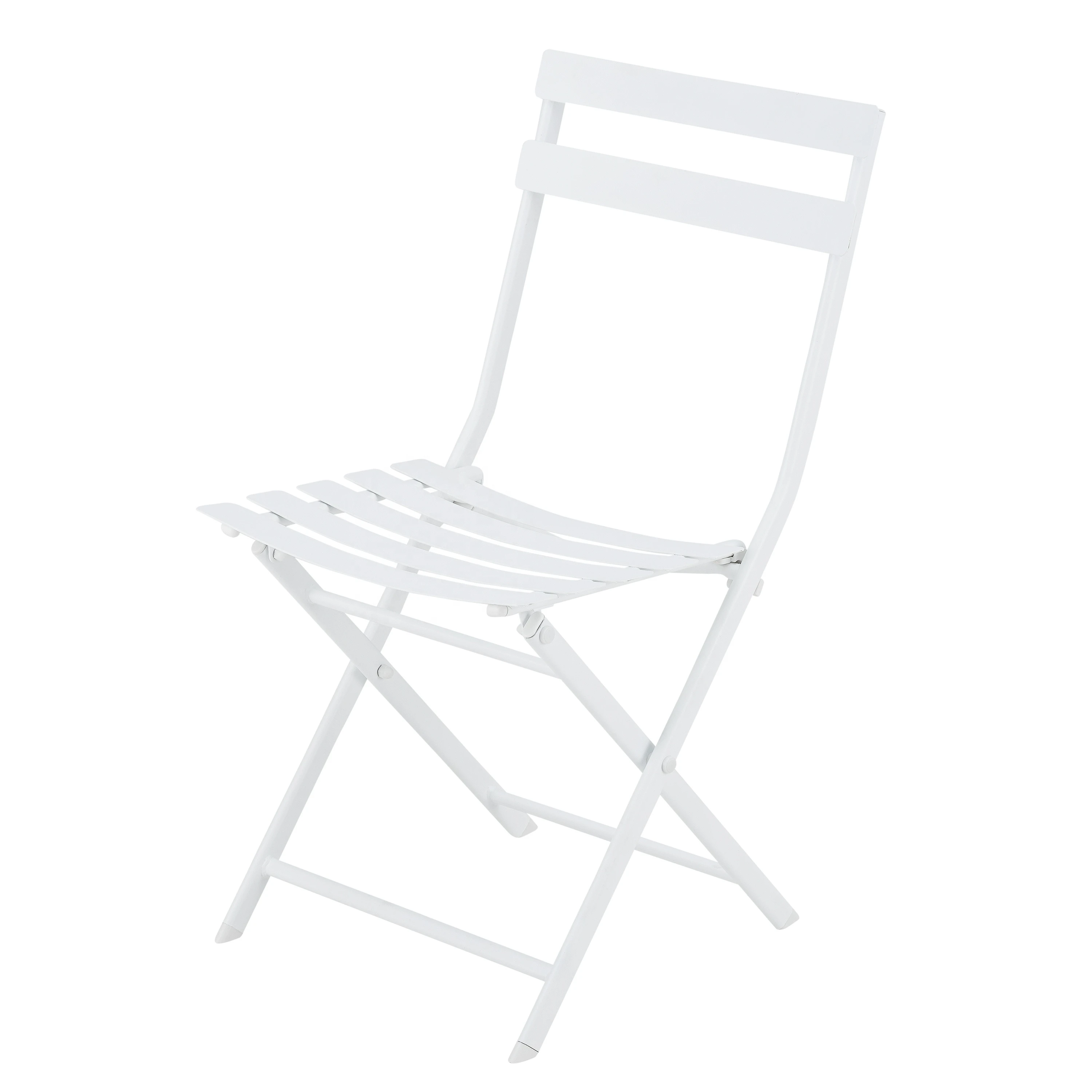 Outdoor  Furniture folding table & chair set  metal 3PCS Outdoor bistro set
