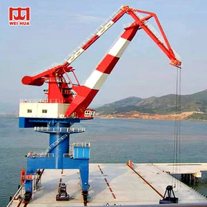 Outstanding Quality Fixed Portal Crane 25T-20M Pedestal Slewing Jib Crane