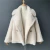 Import Oversize Women Long Sleeves Jacket Lamb Wool Coat Sheep Shearling Fur Coat Short Teddy Fur Jacket from China