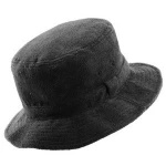 Pacific Cotton White Terry Cloth Bucket Hat Comfort Floppy Blank Bucket Stylish Bell Shape Hat