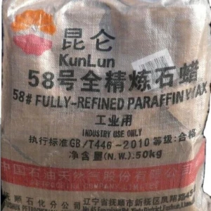 paraffin wax 58-60 kunlun brand fully refined for candle making, parafina, vela, paraffine
