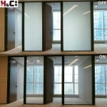 pdlc tint switchable film multipurpose electric automatic frost glass office partitions smart glass
