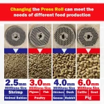 pellet machine of animal feed/floating fish feed processing machine/fish feed pellet machine price