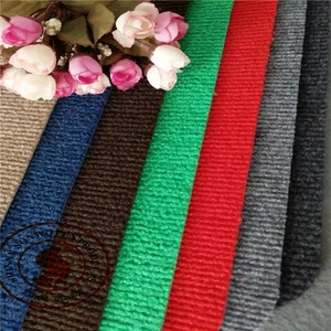 PET polyester nonwoven ribbed exhibition carpet price from carpet manufacturer
