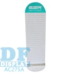 Phone Case Display Rack Design for Mobile Shop Acrylic Mobile Phone Accessories Display Rack Panel Pegboard Display with Hooks