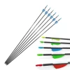 Pinals Archery ID4.2 5.2 6.2mm Carbon Arrow Turkey Feather&Vanes Tips Points Hunting Compound Recurve Bow Arrows