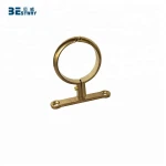 Pipe Clips Female Male Brass Backplate