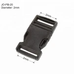 Plastic Buckle for bag part & accessories JO-PB-20