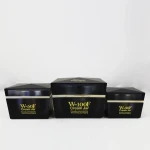 plastic cosmetic packaging cream jar cosmetics cream empty jar
