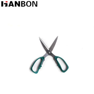 Plastic handle 195mm stainless steel blade scissors