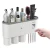 Import Plastic Magnetic Automatic Bathroom Accessories Wall Mount Toothpaste Dispenser Toothbrush Holder With Four Wash Cups from China