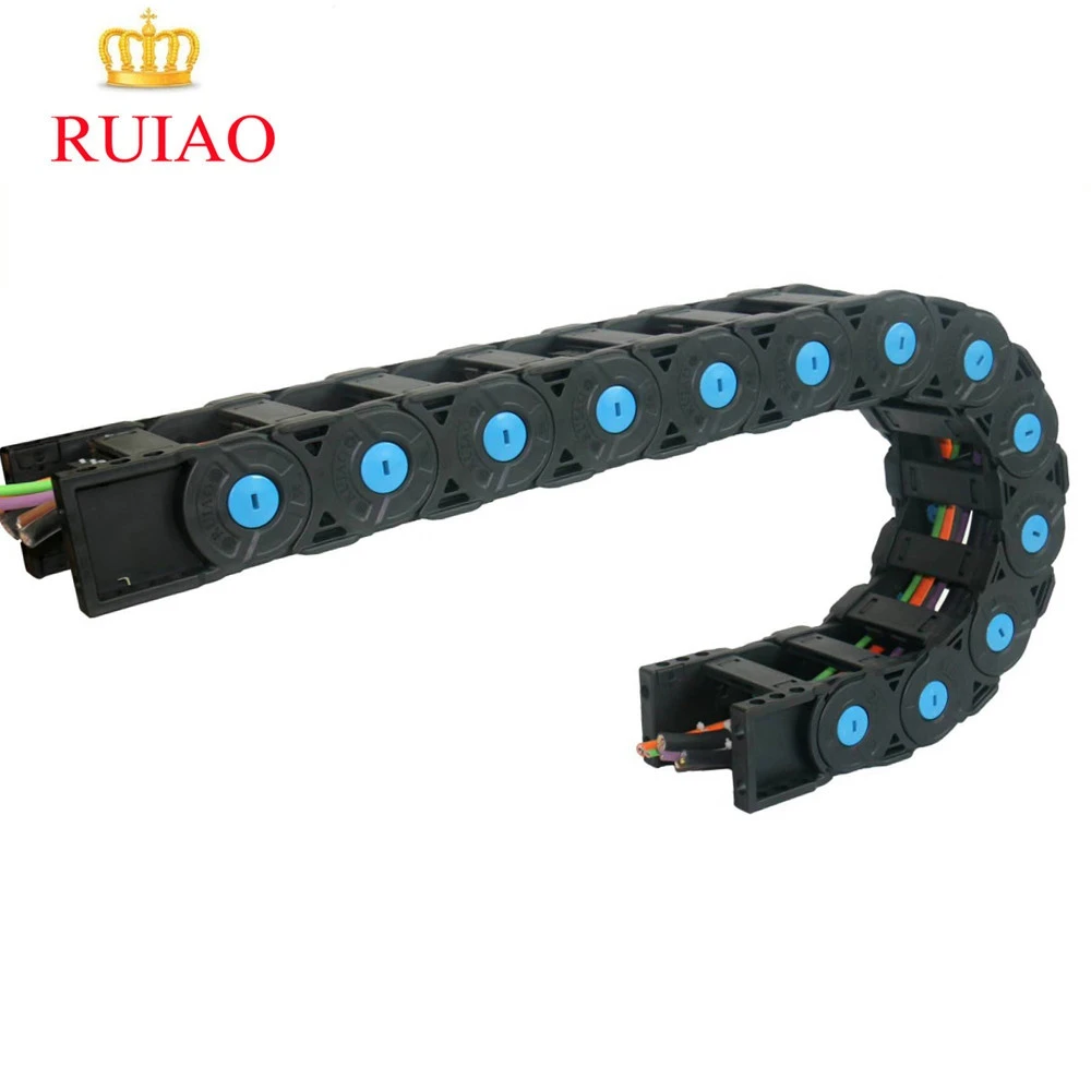 plastic nylon cnc cable tray flexible cable drag chain