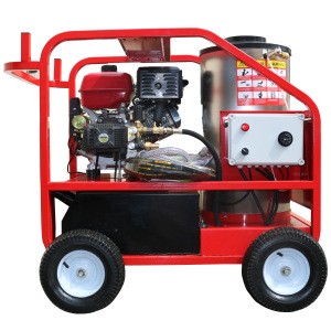 Portable diesel hot water high bar psi high pressure washer