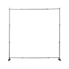 Portable roll up poster advertising telescopic display rack