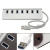 Import Power Adapter Aluminum 7-Port USB 3.0 Hub for PC Laptop from China
