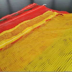 pp leno red mesh pe plastic net bags for onions&amp;vegetable for packaging
