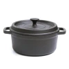 Pre Seasoned Cast Iron Dutch Oven with Dual Handle and Cover Casserole BSCI factory