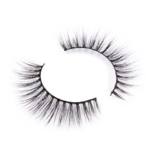 Private label 3d cruelty free silkeyelashes artificial eyelashes