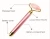 Import Private label high quality 2 in 1 anti aging rose quartz 24K beauty vibrating electric mini jade roller for face from China