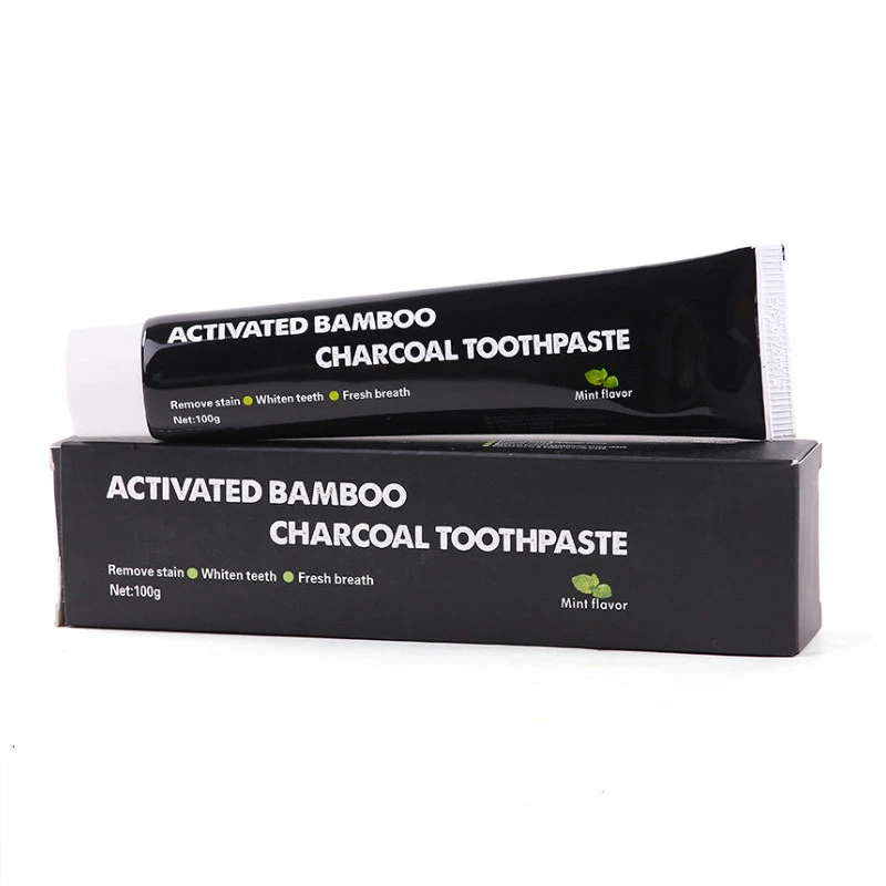 Private Label Manufacturer OEM brands teeth whitening charcoal toothpaste