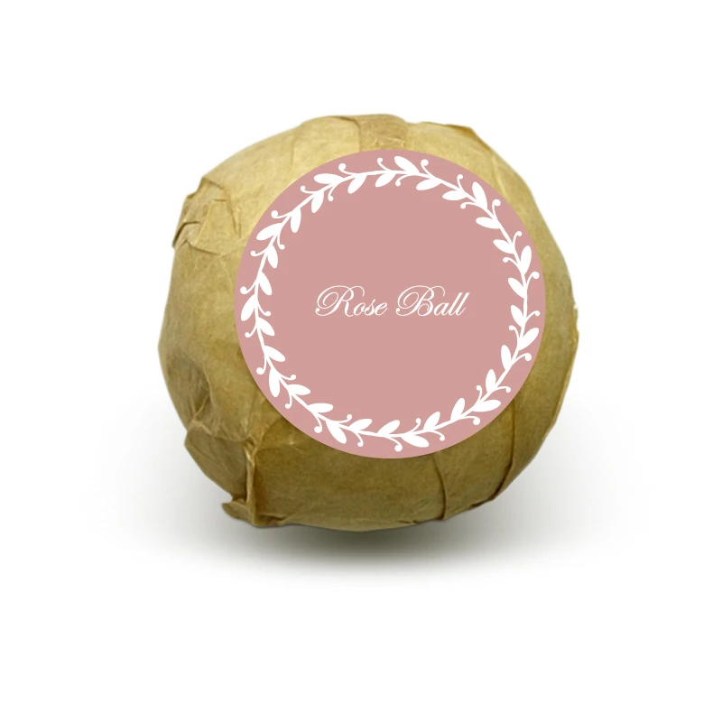 Private Label Rose Oil Bath Bomb,Relaxing,Moisturizing and Whitening Skin Bubble Bath Manufacturer Supply
