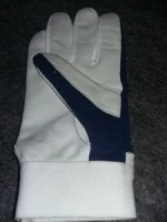 Pro Adult Baseball/Softball Batting Gloves - Black/Black - Large Image and custom print logo