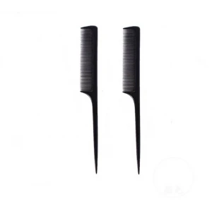 Professional hair and makeup tools plastic tip comb  evening comb and hair comb