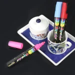 Promotional Extra Fine Fefillable Highlight 6mm Dry Erase Marker For Teacher