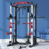 Promotional top quality space saver workout smith machine with squat rack gym commercial