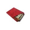 PU Leather Wallet Pocket Credit Card ID Case Holder 3M Adhesive Sticker on Android phones