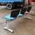 Import public waiting area plastic gang chair with padded seat from China