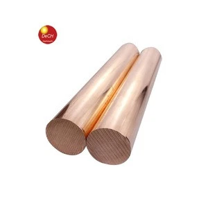 Pure Red Round C1011 C1020 C1100 T2 ETP Copper Bar / Rod 2mm 3mm 4mm 5mm 6mm 8mm