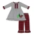 Puresun Christmas Knit Children&#x27;s Clothes Santa Embroidery Holiday Baby Girls  Dress
