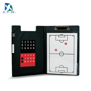 PVC wholesale magnetic football coaching board tactics clipboard A4 file folder to master strategy