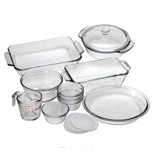 pyrex bakeware sets oval cooking Pot / Dinnerware Set For Home Using