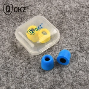 QKZ T400 Silicone Memory Foam Earplug In Ear Earbuds Enhance Bass Memory Sleeve Slow Rebound Earbuds Accessories