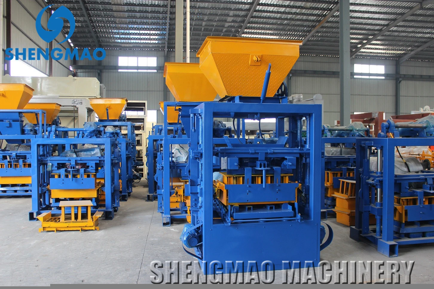 QT4-24 Ecological Concrete Brick Making Machine / Cement Block Molds for Sale in Philippines