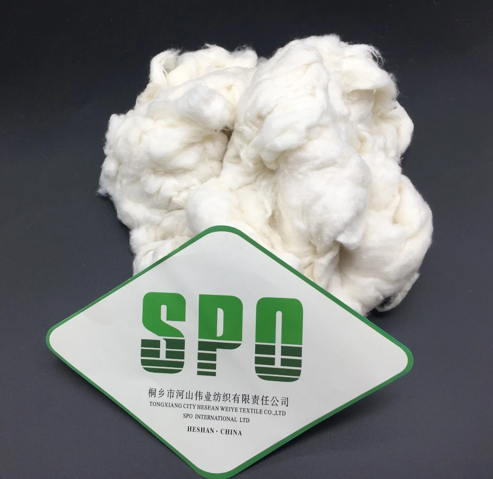 raw silk noil fiber 100% Spun Silk Comber Noil S Grade for Blended with wool/cashmeer/cotton